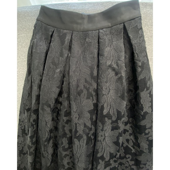 Whimsigoth Maxi Skirt Womens 6 Black Lace Fairy  Cottagecore Grunge Punk Witchy - Picture 3 of 16
